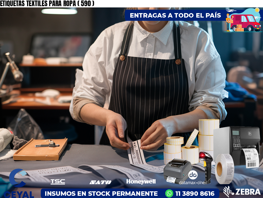 ETIQUETAS TEXTILES PARA ROPA ( 590 )