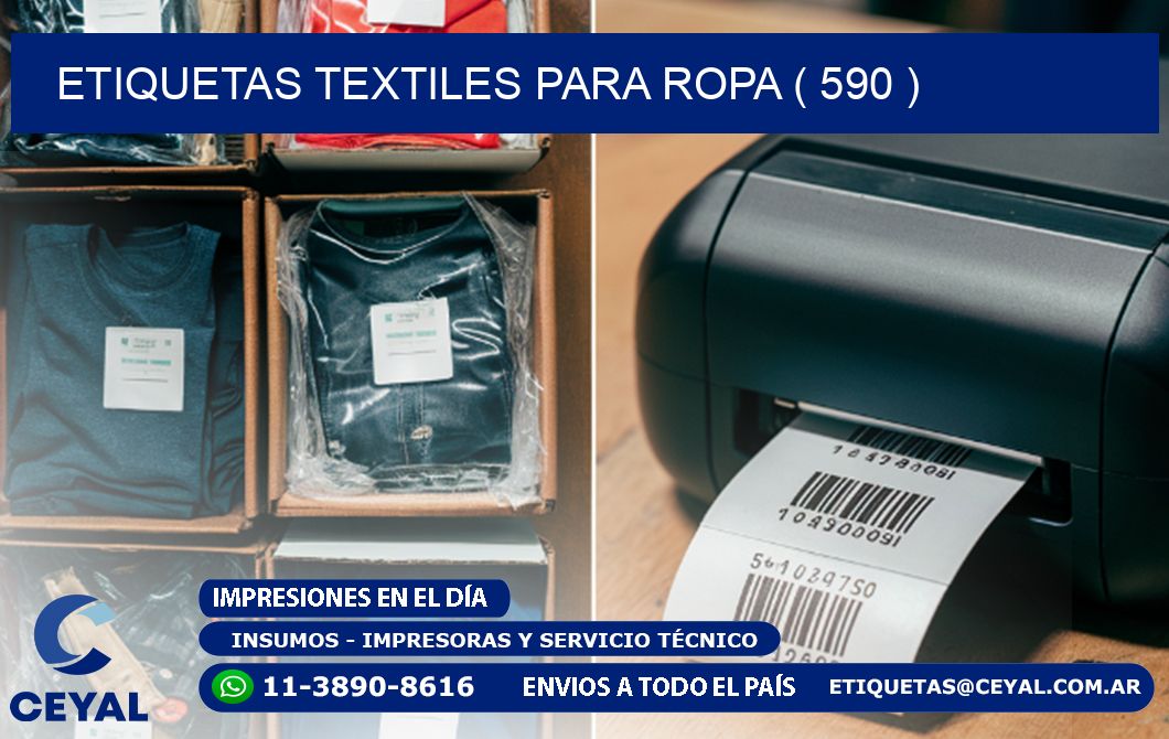 ETIQUETAS TEXTILES PARA ROPA ( 590 )