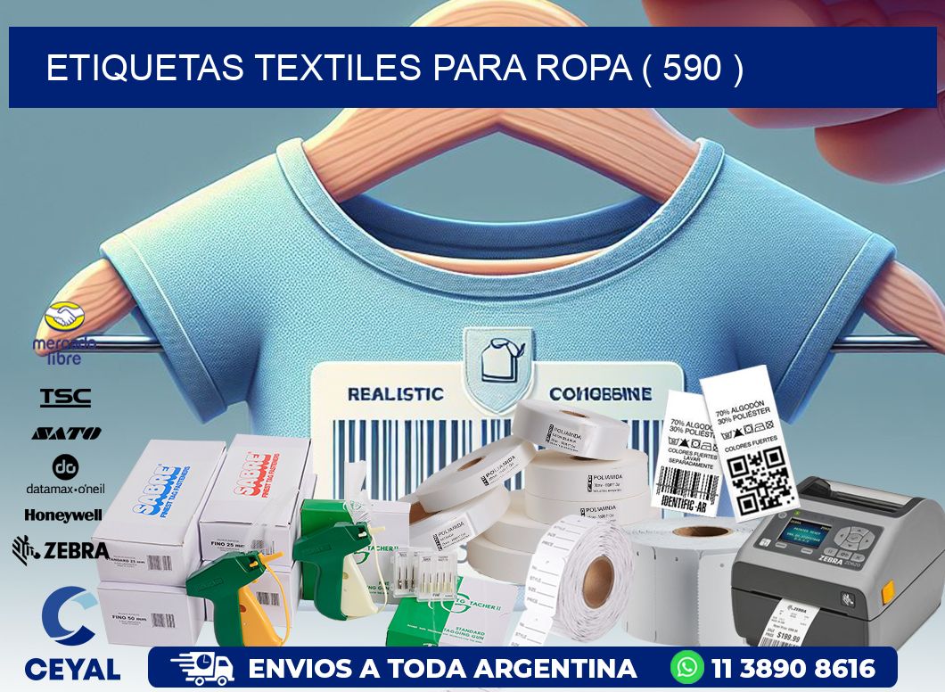 ETIQUETAS TEXTILES PARA ROPA ( 590 )