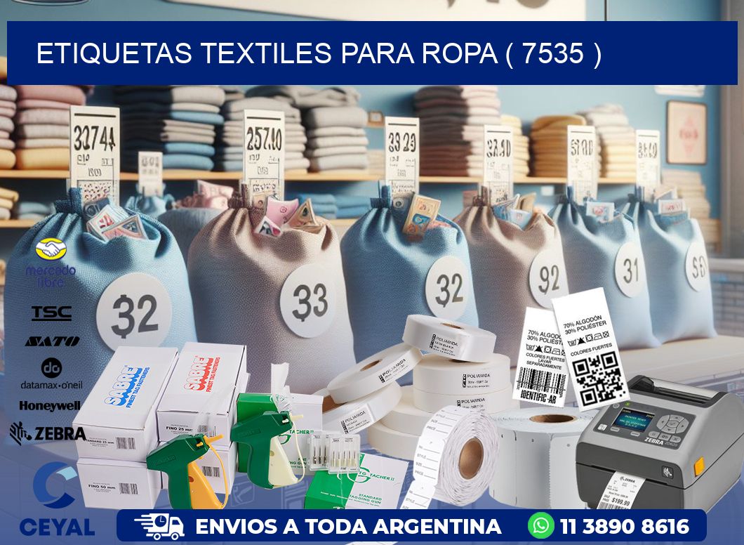 ETIQUETAS TEXTILES PARA ROPA ( 7535 )