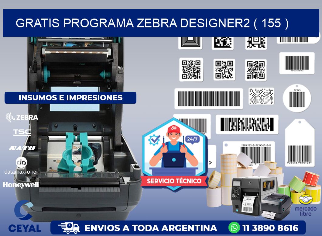 GRATIS PROGRAMA ZEBRA DESIGNER2 ( 155 )