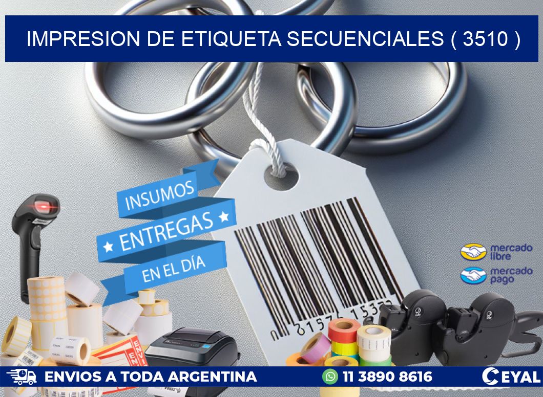 IMPRESION DE ETIQUETA SECUENCIALES ( 3510 )
