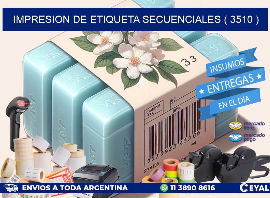 IMPRESION DE ETIQUETA SECUENCIALES ( 3510 )
