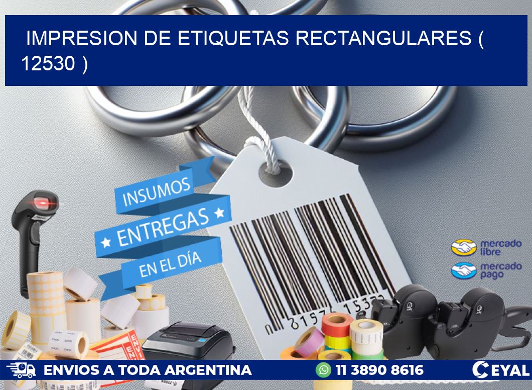 IMPRESION DE ETIQUETAS RECTANGULARES ( 12530 )