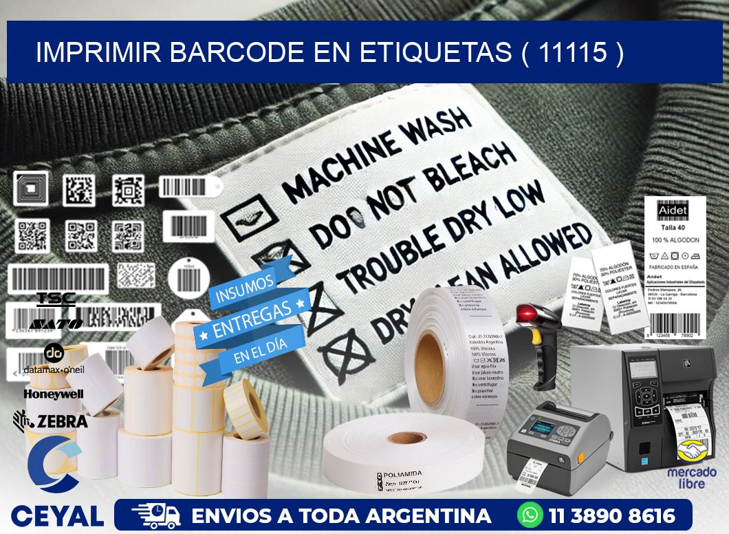IMPRIMIR BARCODE EN ETIQUETAS ( 11115 )
