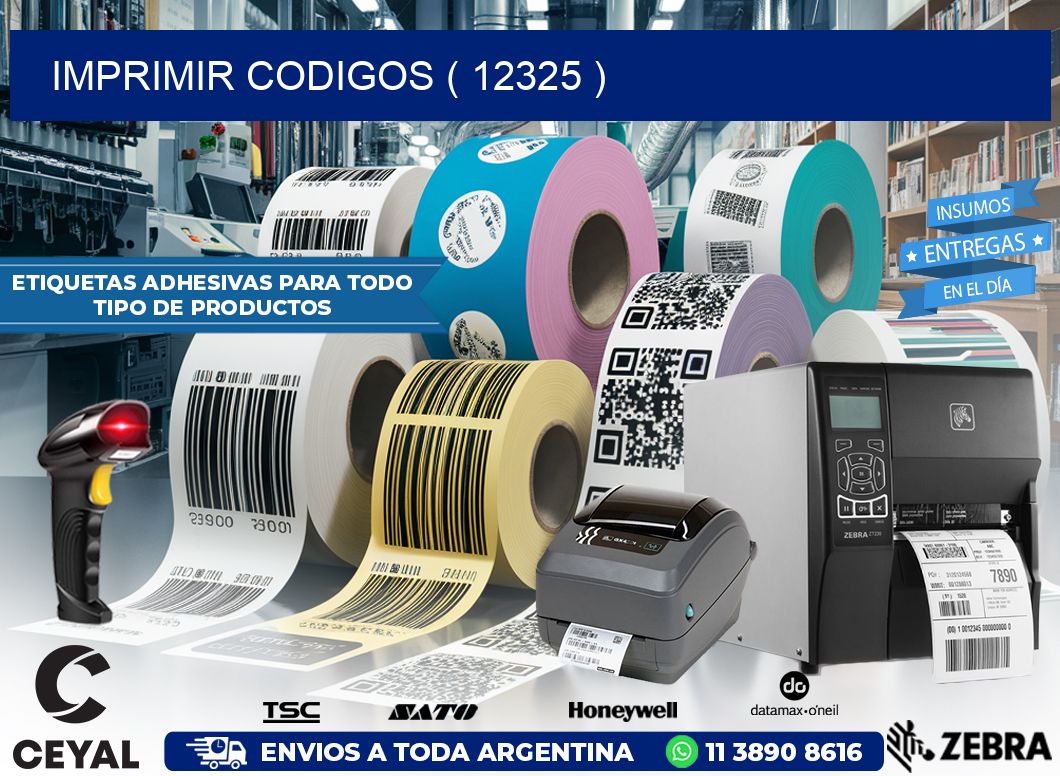 IMPRIMIR CODIGOS ( 12325 )
