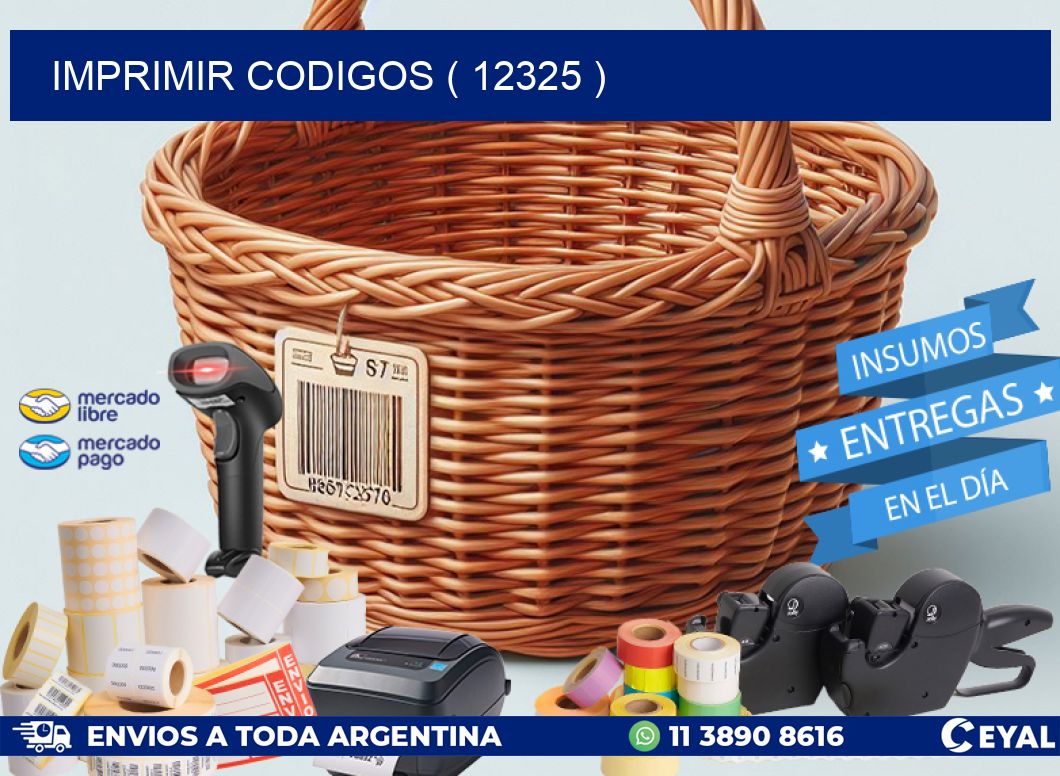 IMPRIMIR CODIGOS ( 12325 )