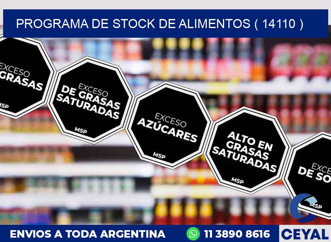 PROGRAMA DE STOCK DE ALIMENTOS ( 14110 )