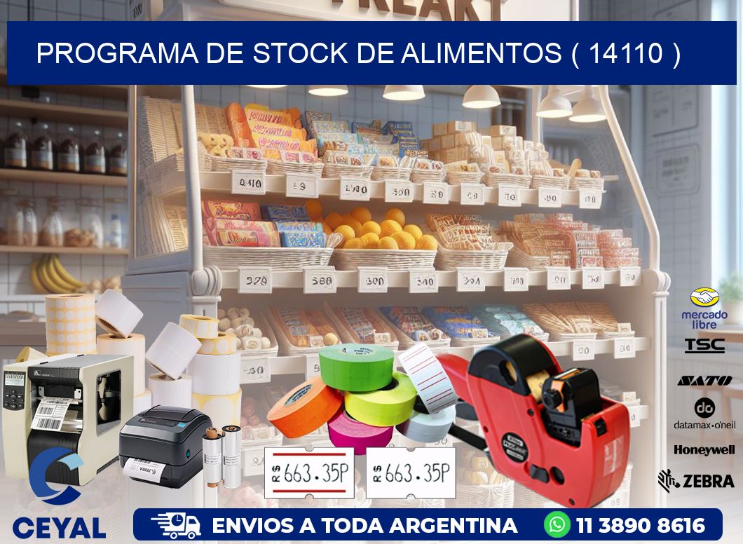 PROGRAMA DE STOCK DE ALIMENTOS ( 14110 )