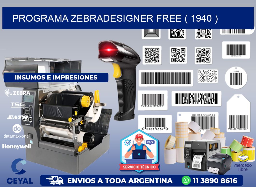 PROGRAMA ZEBRADESIGNER FREE ( 1940 )