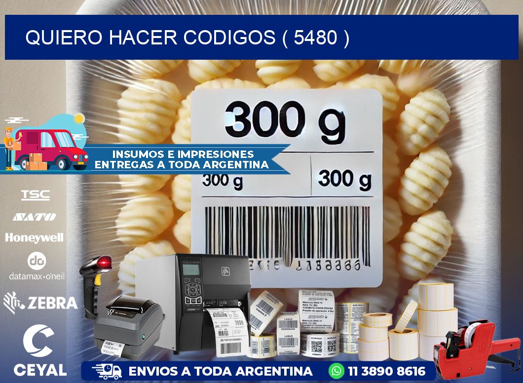 QUIERO HACER CODIGOS ( 5480 )