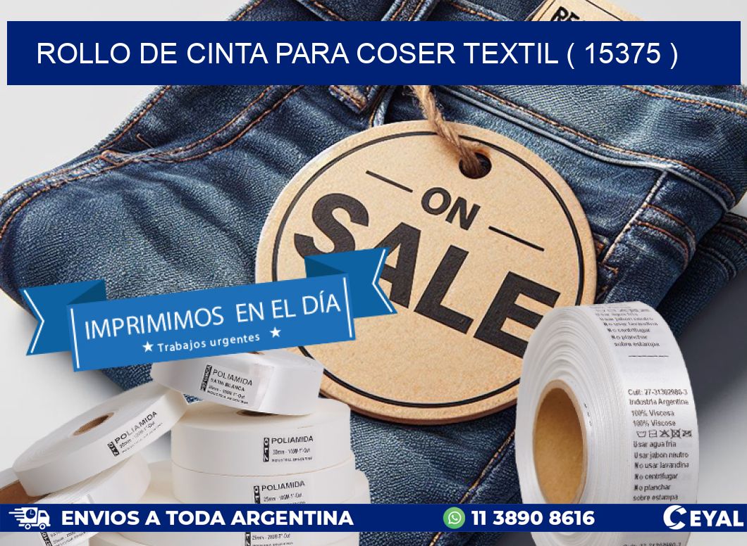 ROLLO DE CINTA PARA COSER TEXTIL ( 15375 )