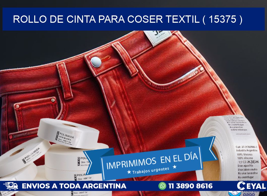 ROLLO DE CINTA PARA COSER TEXTIL ( 15375 )