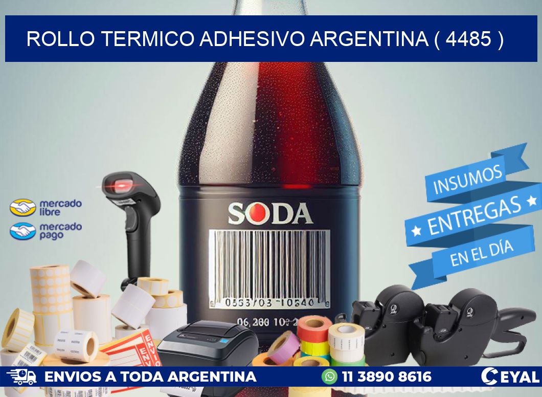 ROLLO TERMICO ADHESIVO ARGENTINA ( 4485 )