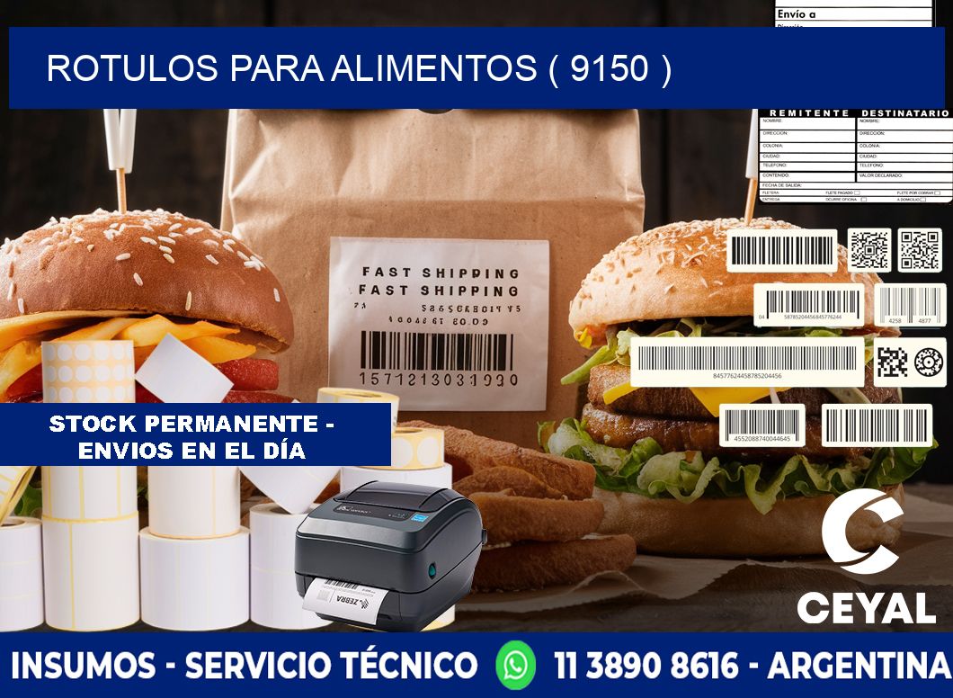 ROTULOS PARA ALIMENTOS ( 9150 )