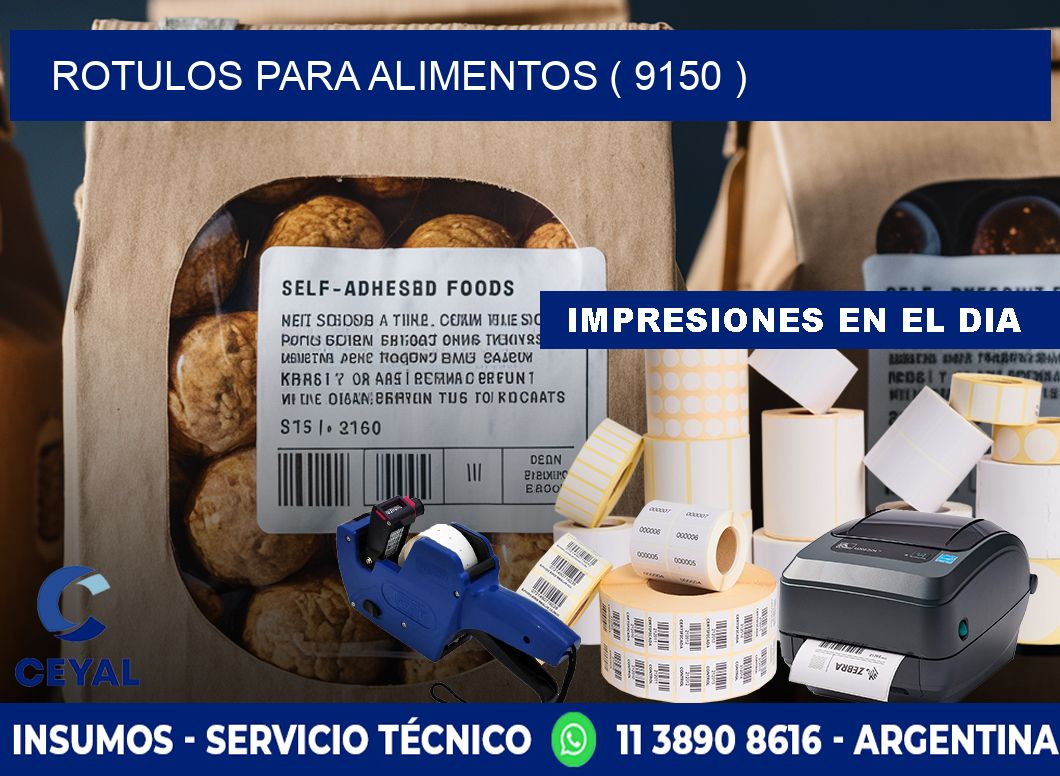 ROTULOS PARA ALIMENTOS ( 9150 )