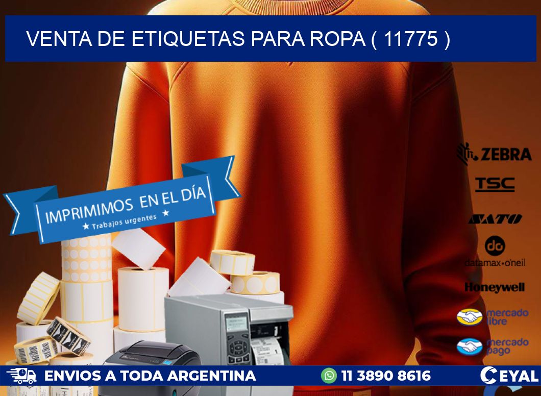 VENTA DE ETIQUETAS PARA ROPA ( 11775 )