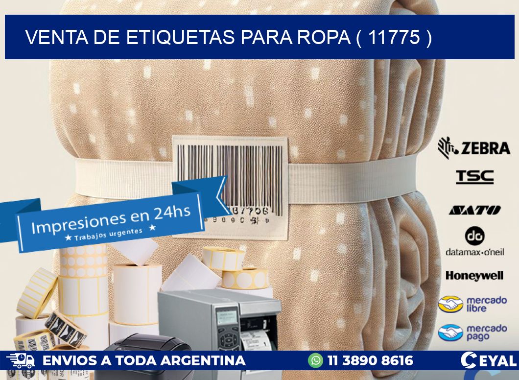 VENTA DE ETIQUETAS PARA ROPA ( 11775 )