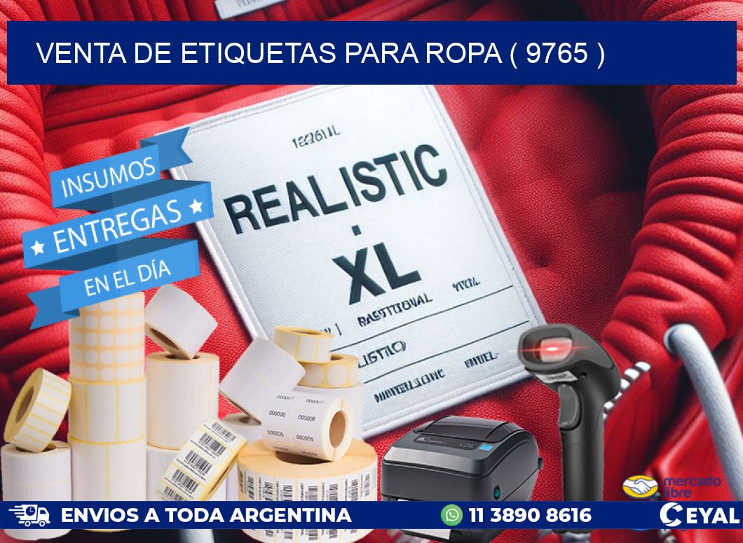 VENTA DE ETIQUETAS PARA ROPA ( 9765 )