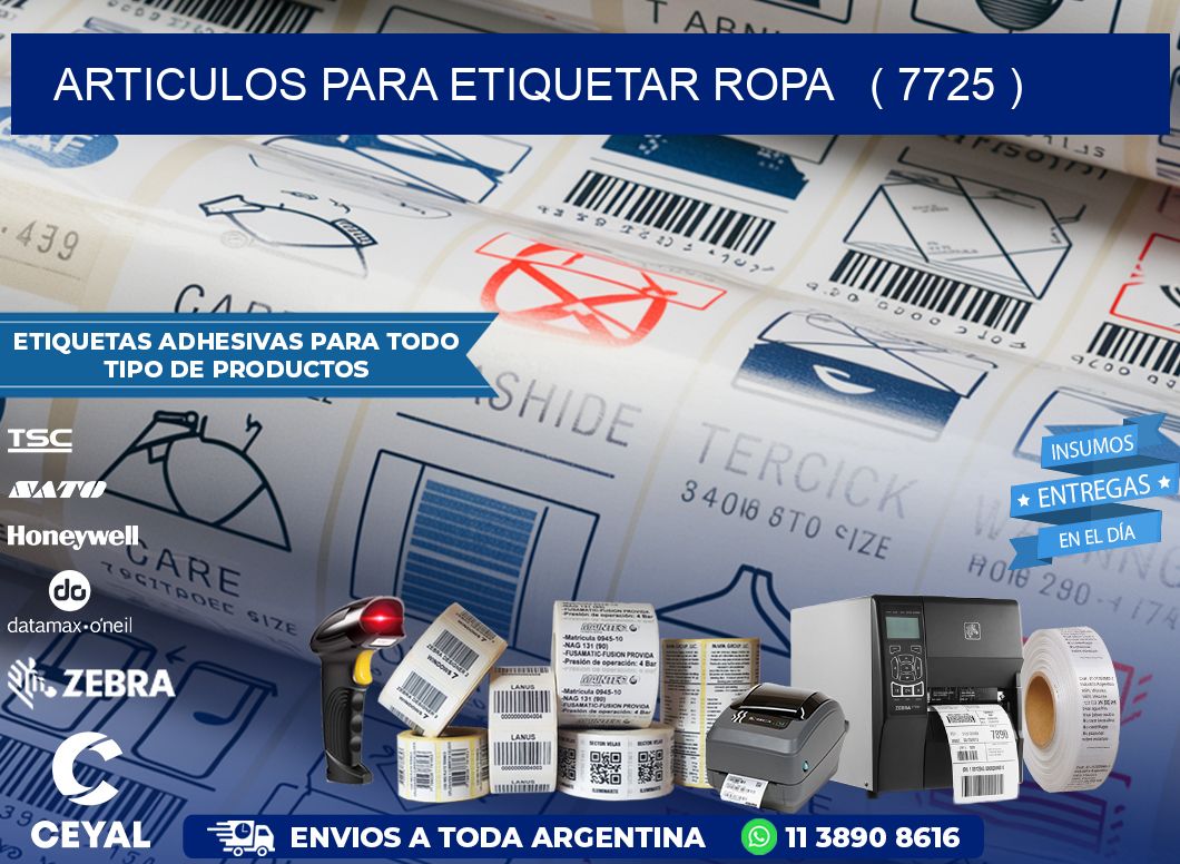 articulos para etiquetar ropa   ( 7725 )