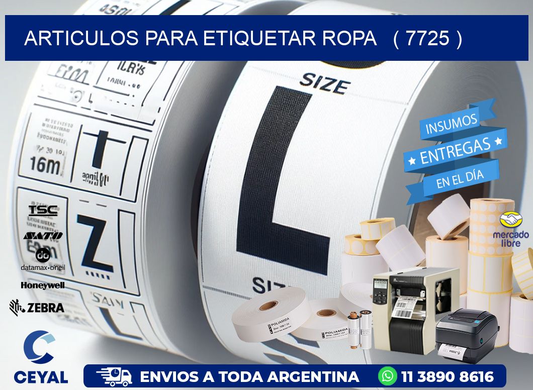 articulos para etiquetar ropa   ( 7725 )