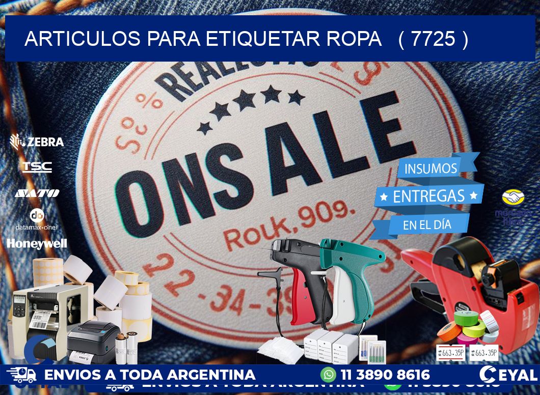 articulos para etiquetar ropa   ( 7725 )