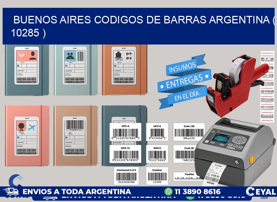 buenos aires codigos de barras argentina ( 10285 )