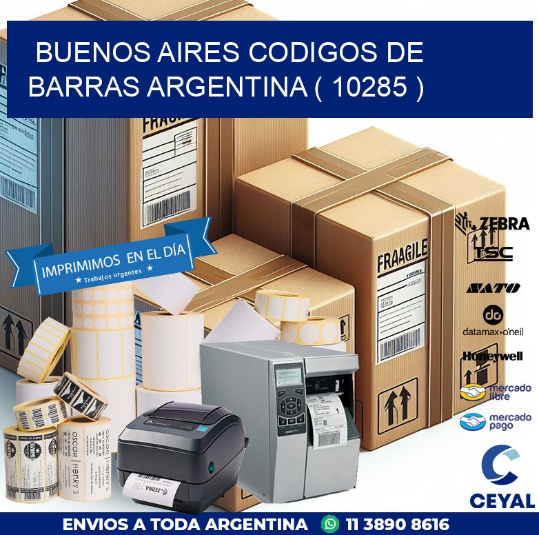 buenos aires codigos de barras argentina ( 10285 )