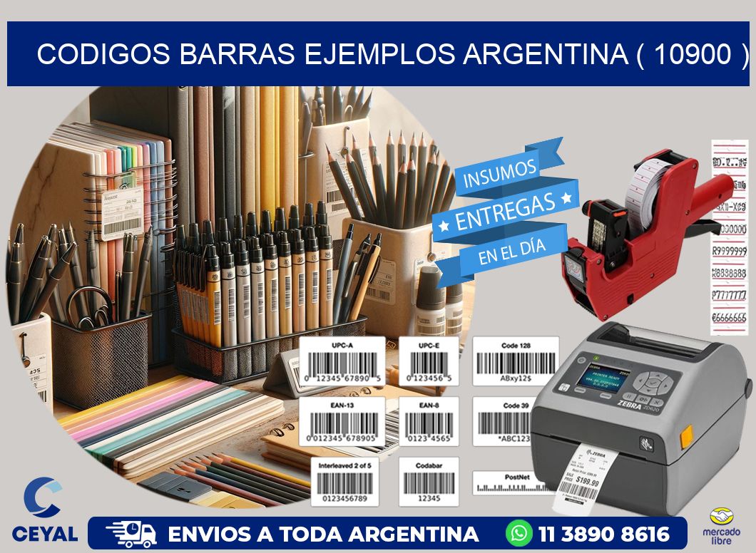 codigos barras ejemplos argentina ( 10900 )