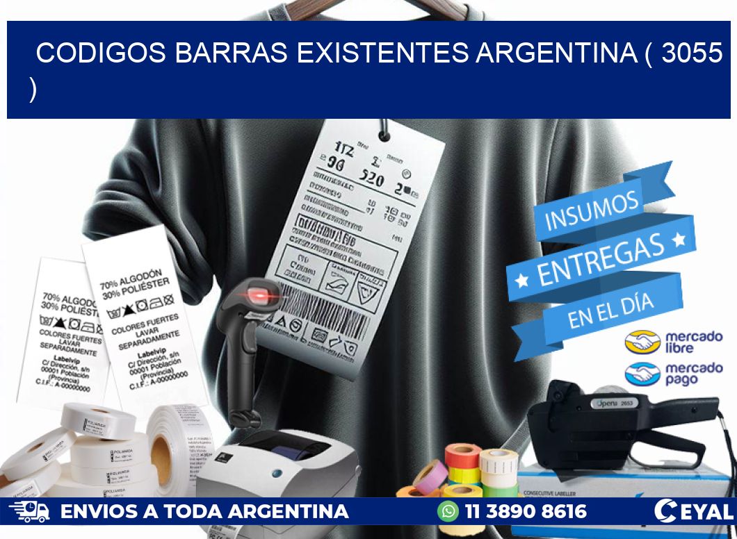 codigos barras existentes argentina ( 3055 )