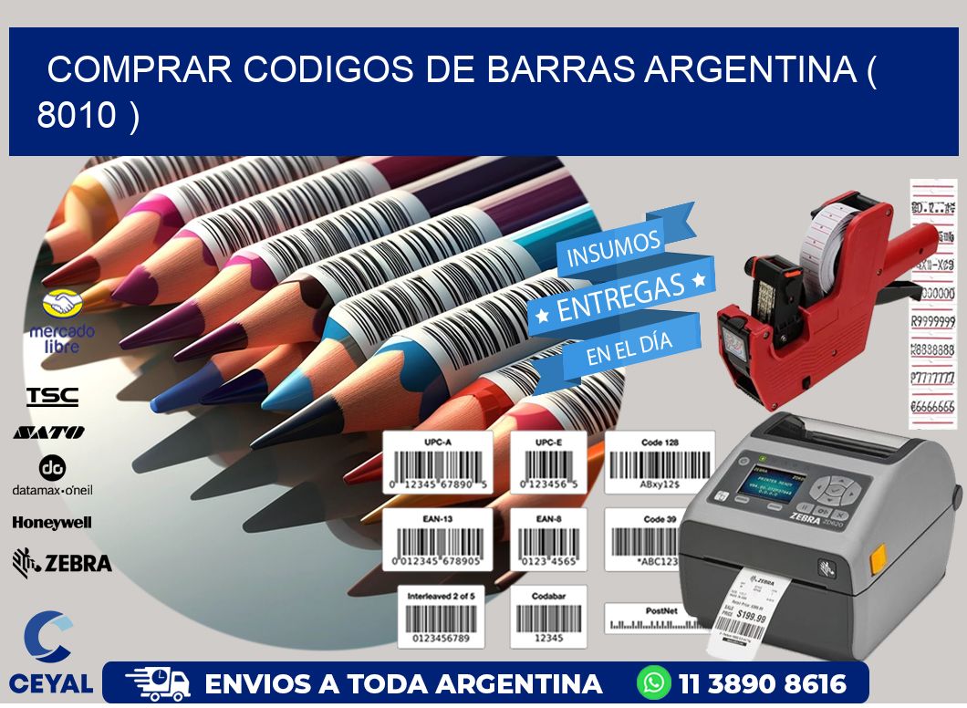 comprar codigos de barras argentina ( 8010 )
