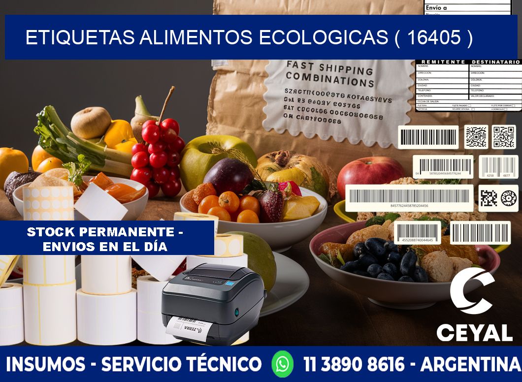 etiquetas alimentos ecologicas ( 16405 )