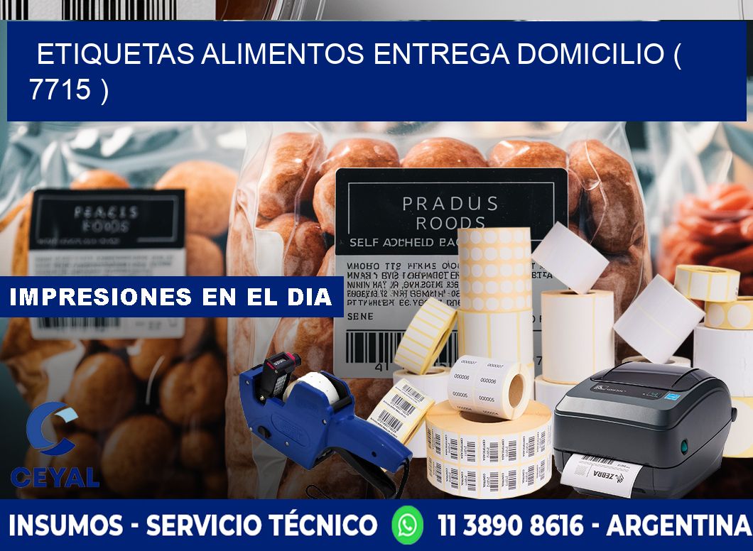 etiquetas alimentos entrega domicilio ( 7715 )