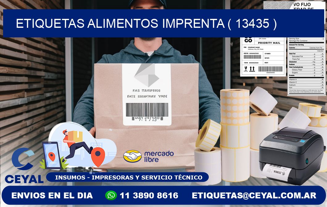 etiquetas alimentos imprenta ( 13435 )