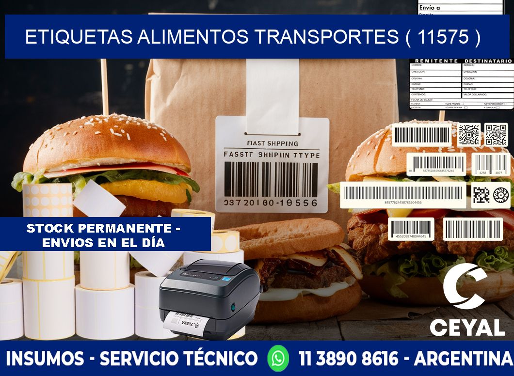 etiquetas alimentos transportes ( 11575 )