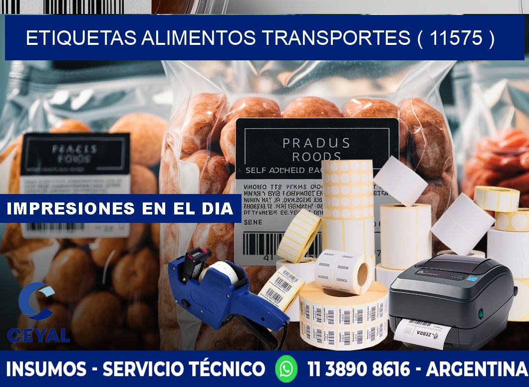 etiquetas alimentos transportes ( 11575 )