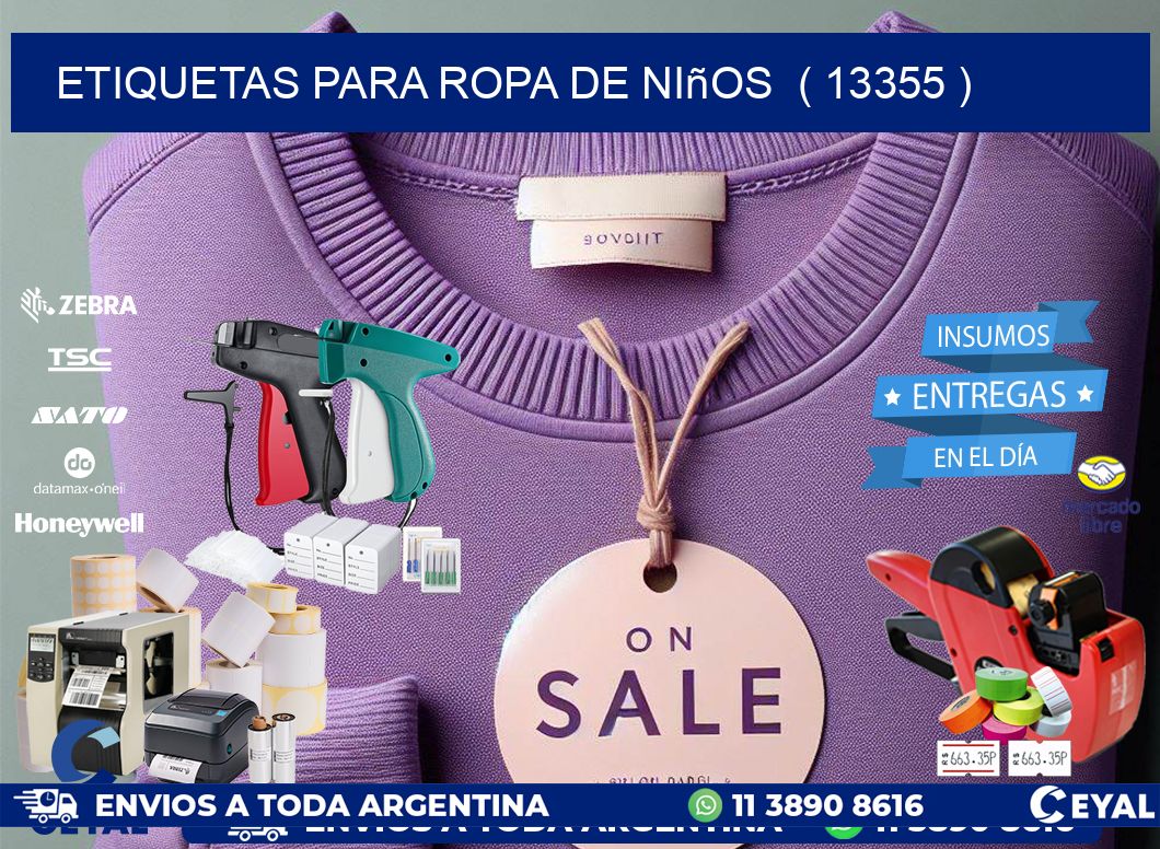 etiquetas para ropa de niños  ( 13355 )