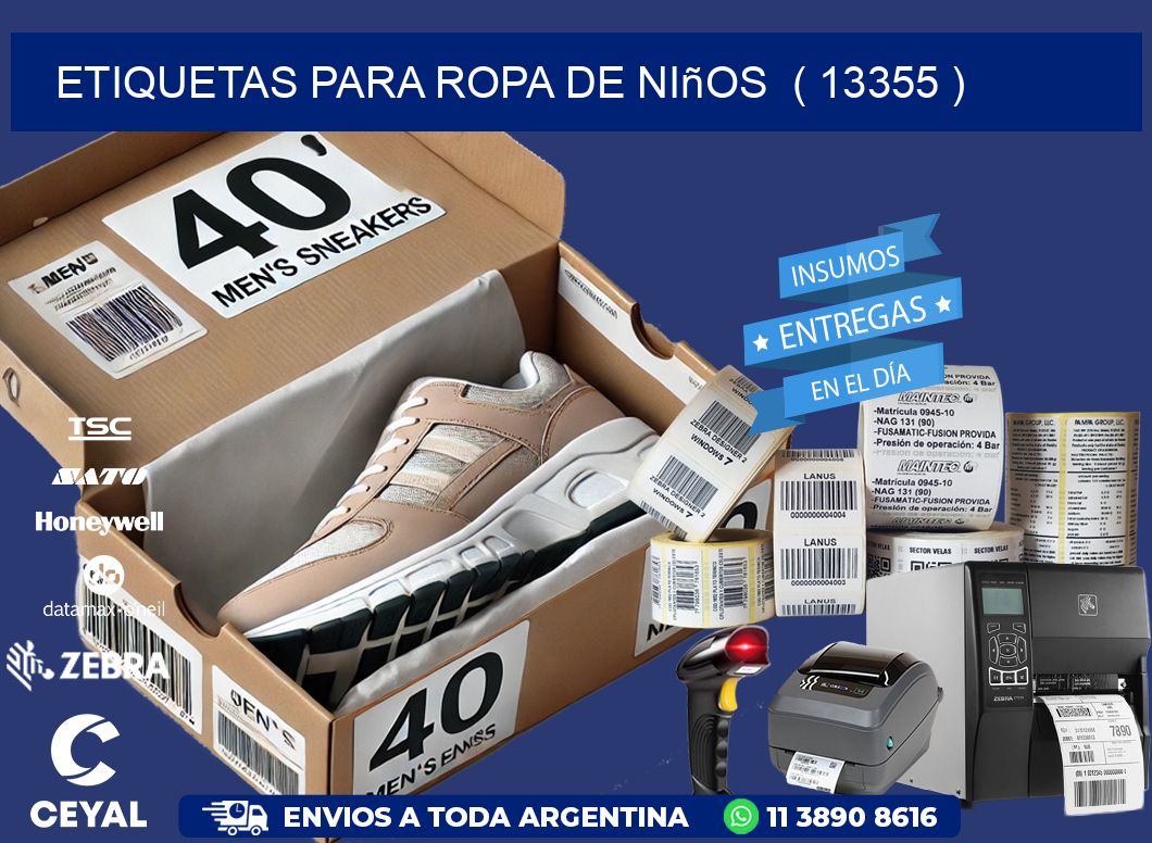 etiquetas para ropa de niños  ( 13355 )