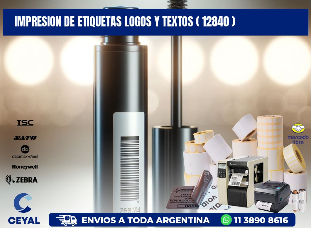 impresion de etiquetas logos y textos ( 12840 )