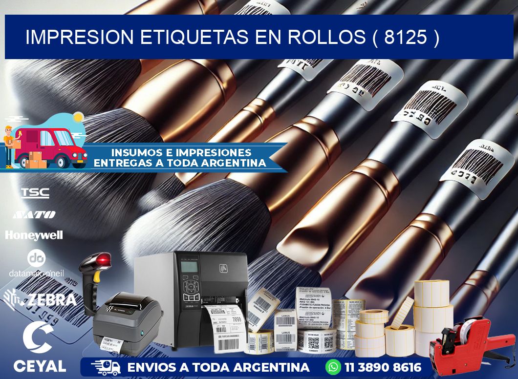 impresion etiquetas en rollos ( 8125 )