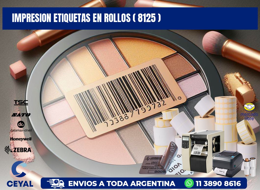 impresion etiquetas en rollos ( 8125 )