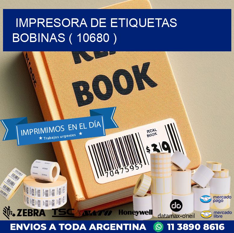 impresora de etiquetas bobinas ( 10680 )