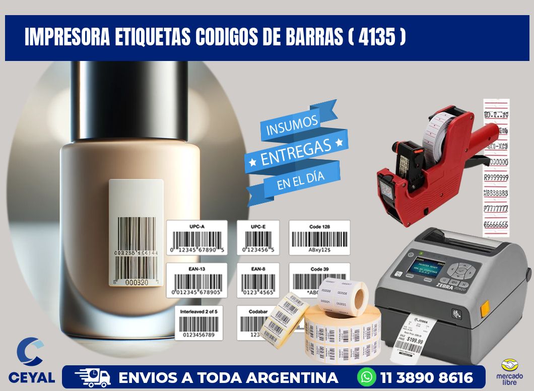 impresora etiquetas codigos de barras ( 4135 )