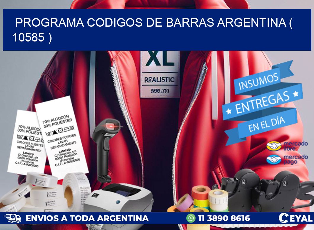 programa codigos de barras argentina ( 10585 )