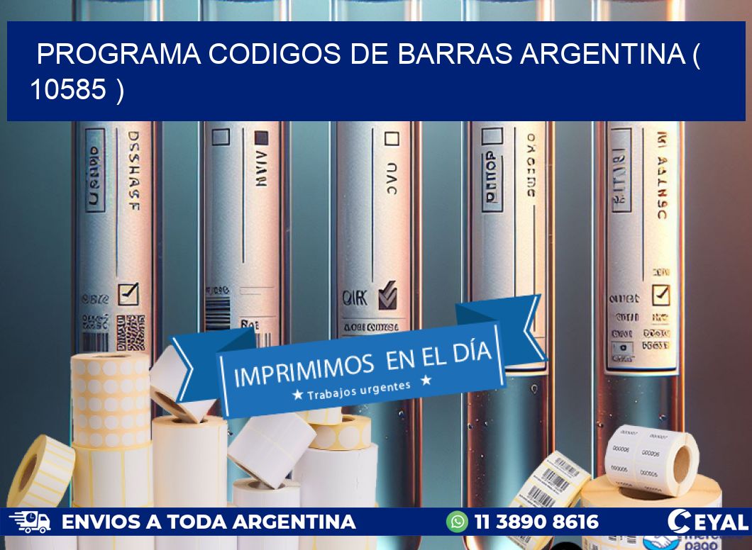programa codigos de barras argentina ( 10585 )