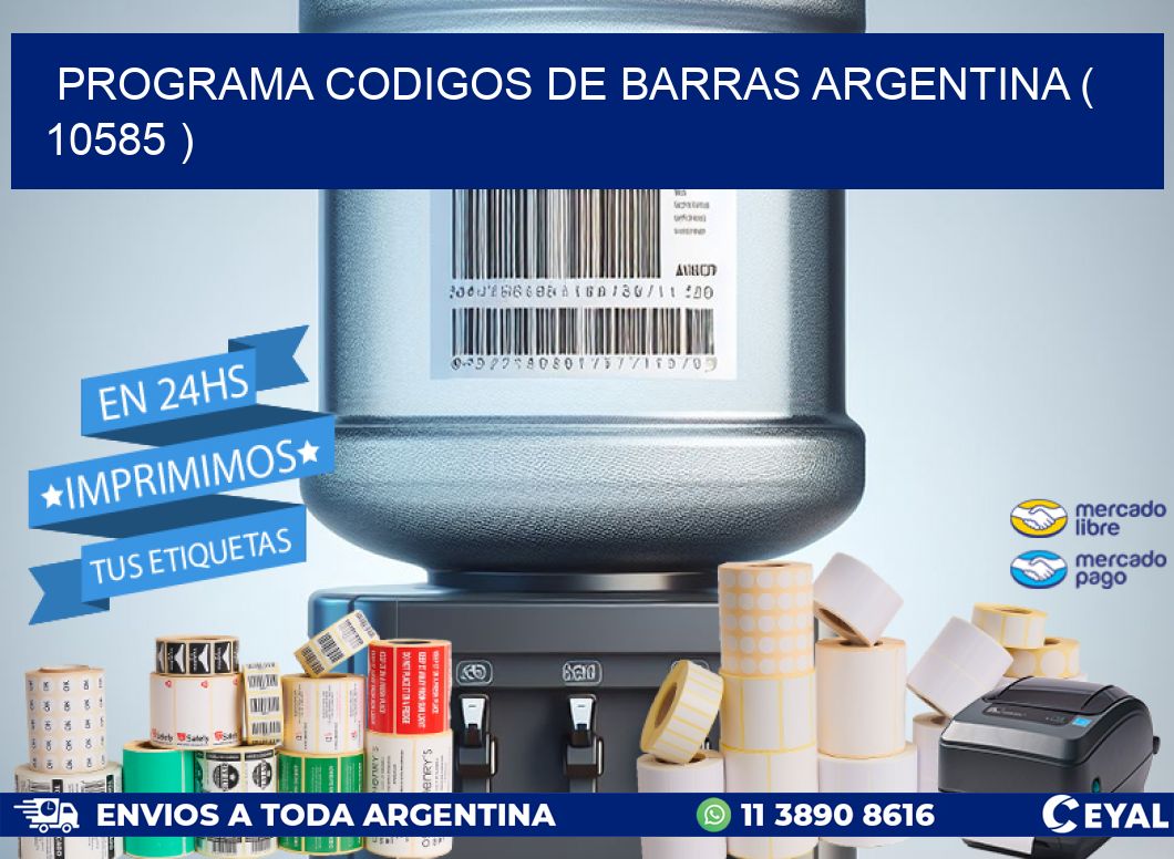 programa codigos de barras argentina ( 10585 )