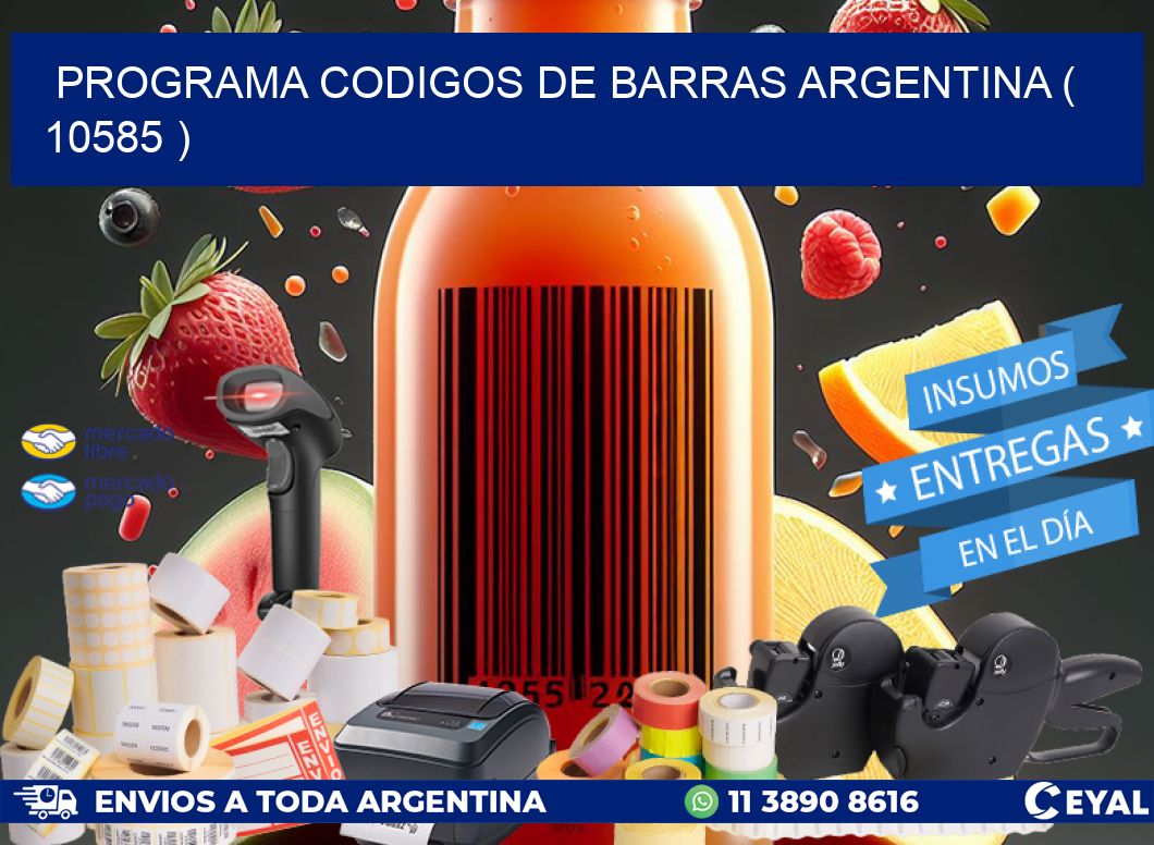 programa codigos de barras argentina ( 10585 )