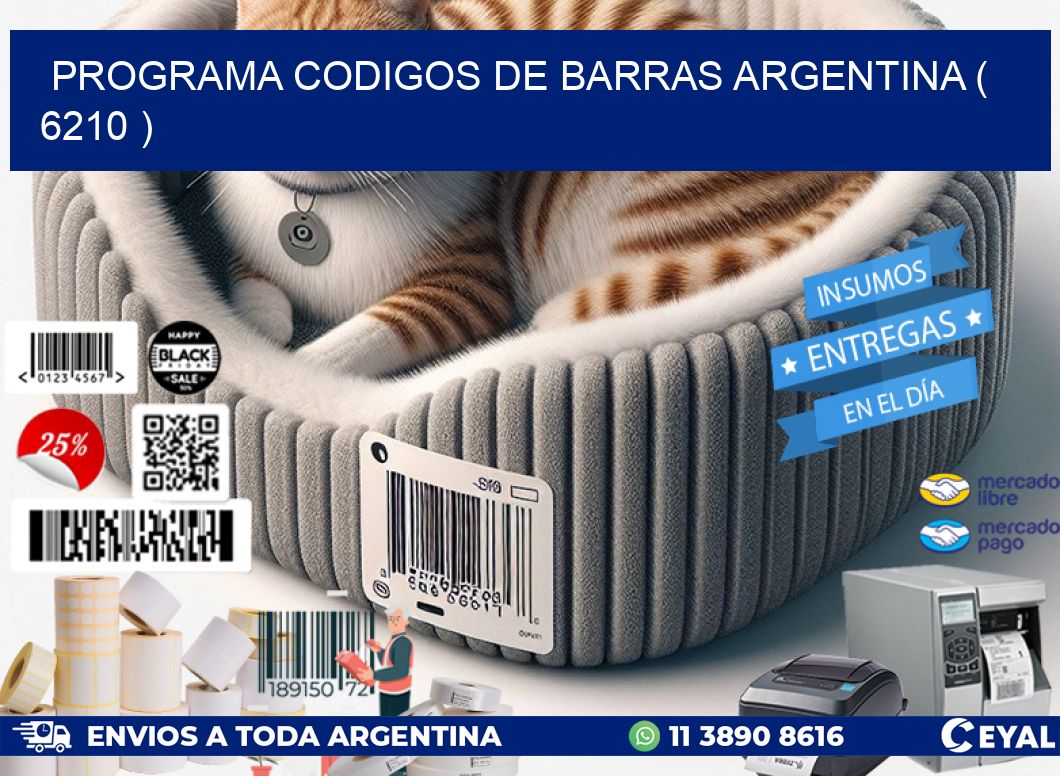 programa codigos de barras argentina ( 6210 )