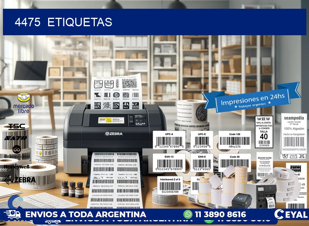 4475  ETIQUETAS