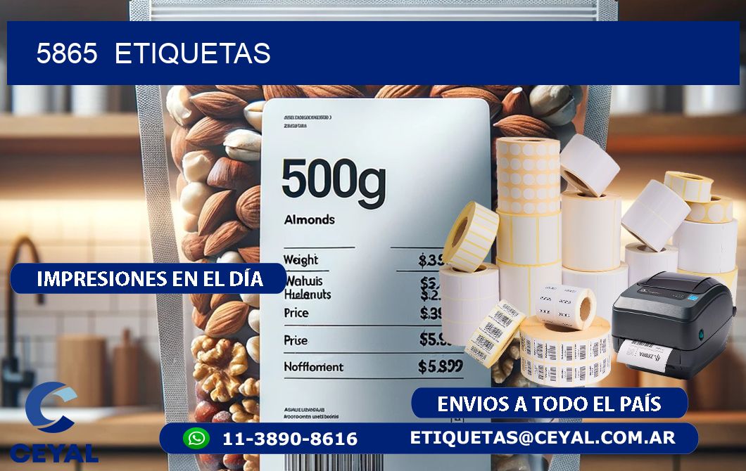 5865  ETIQUETAS